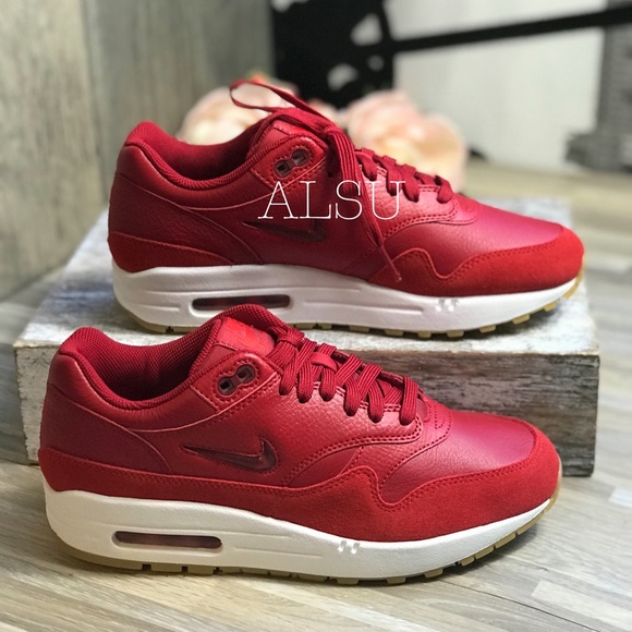 NWT NIKE Air Max 1 Premium SC Gym Red W AUTHENTIC - Picture 6 of 8